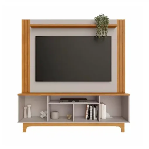 Home Bálsamo Cinamomo/Off C/ Detalhe Ripado TV até 65 Polegadas Larg. 1.50m - JCM - Imagem 2