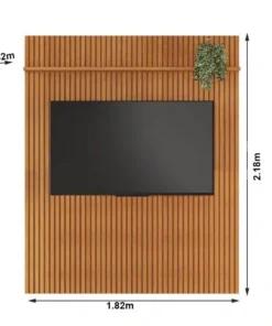Painel Riso Ripado S/Nicho Larg. 1.82m