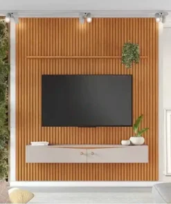 Painel Riso Ripado C/Nicho Larg. 1.82m