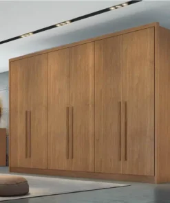 Roupeiro Daymond 8 Portas 8 Gav.  Larg. 2.75m MDF D Doro