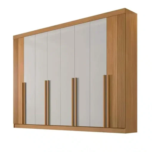 Roupeiro Daymond 8 Portas Ripado MDF D'Doro - Imagem 5