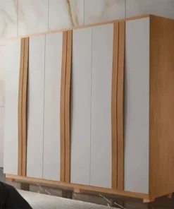 Roupeiro Grécia 6 Portas 100% MDF c/Pés Larg. 1.80m  Rufato