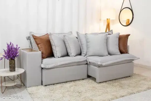 Sofá Retrátil Reclinável 2.36m - Imagem 2