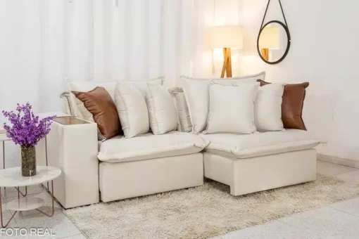 Sofá Retrátil Reclinável 2.36m - Imagem 5