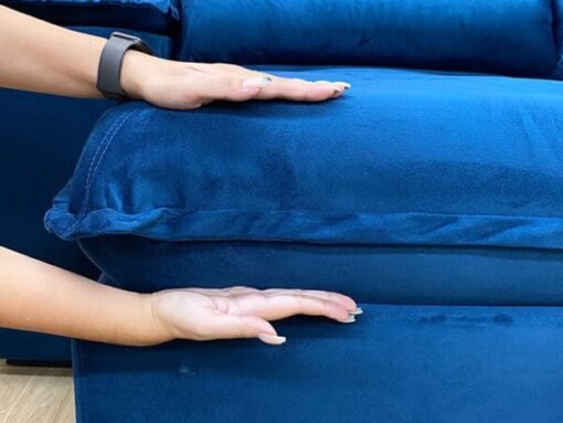 Sofá Retrátil e Reclinável Zuqui Plus 2.00m Azul – D33 e Sem Caixa - Imagem 8