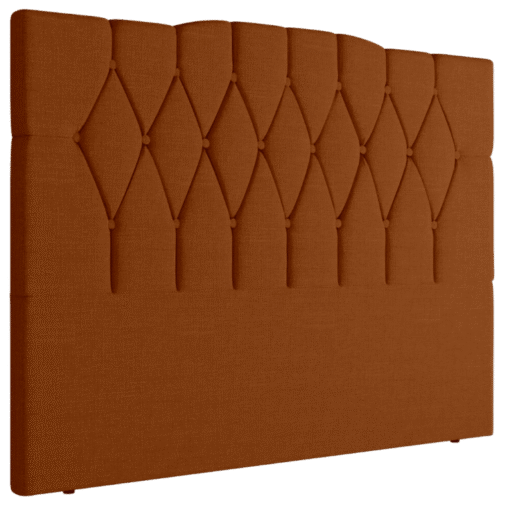 Cabeceira Casal Andreza Suede Terracota - Imagem 3