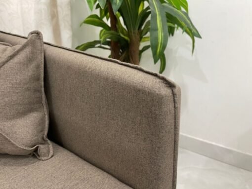 Sofá 2 lugares Lisboa Living 1.80m – Marrom Linho - Imagem 5