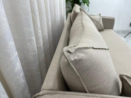 Sofá 2 lugares Lisboa Living 1.80m – Bege Linho - Imagem 5