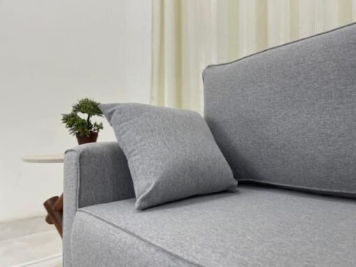 Sofá 2 lugares Slim 1.40m – Cinza Linho - Imagem 4