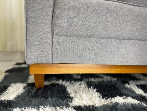 Sofá 2 lugares Slim 1.40m – Cinza Linho - Imagem 3