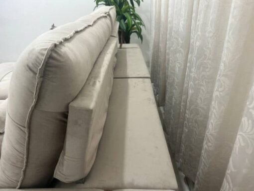 Sofá Retrátil Reclinável Toronto Premium 2.50m Veludo Capuccino – Molas Ensacadas - Imagem 10