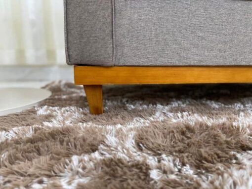 Sofá 2 lugares Slim 1.40m – Marrom Linho - Imagem 4