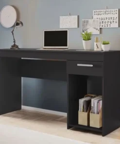 Mesa Office NT 2070 Preto 1 Gaveta Larg. 1.08m - Notável