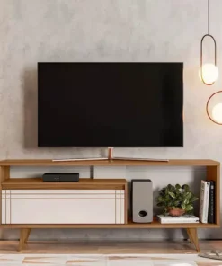 Rack Bancada NT 1315 Freijó/Off TV até 60 polegadas Larg. 1.63m - Notável