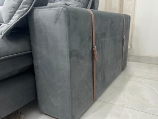 Sofá Retrátil e Reclinável Toronto Premium 2.10m – Cinza Veludo - Imagem 5