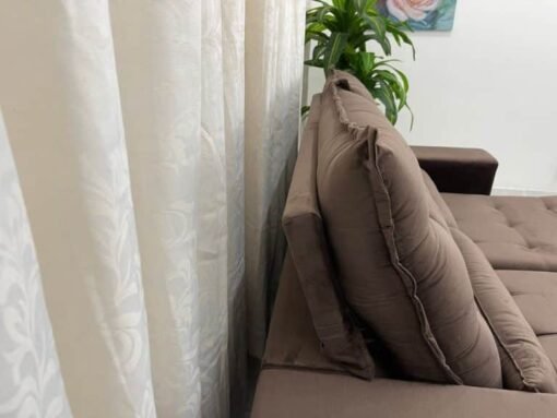 Sofá Retrátil Reclinável Small 2.00m – Marrom Veludão - Imagem 6