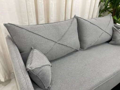 Sofá 2 lugares Lisboa Living 1.80m – Cinza Linho - Imagem 3