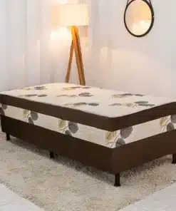 Cama Unibox Solteiro Marrom 88x188x62 - Nosso Sonho