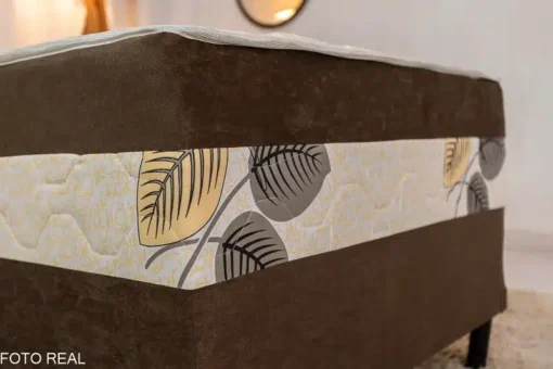 Cama Unibox Solteiro Marrom 88x188x62 - Nosso Sonho - Imagem 3