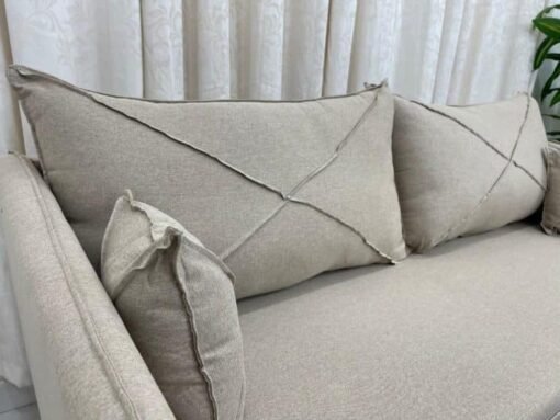 Sofá 2 lugares Lisboa Living 1.80m – Bege Linho - Imagem 3