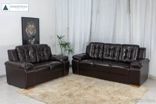 Sofá 3 e 2 lugares Korino Café