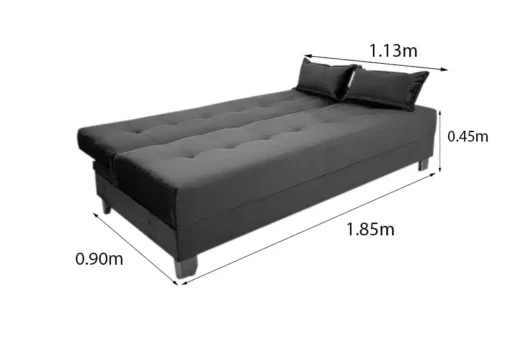 Sofá 4 lugares e Sofá Cama Casal Arpoador Veludo Terracota - Imagem 8