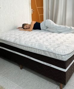 Cama Box Casal Livina 138x188x58 Molas Ensacadas - Orthoside