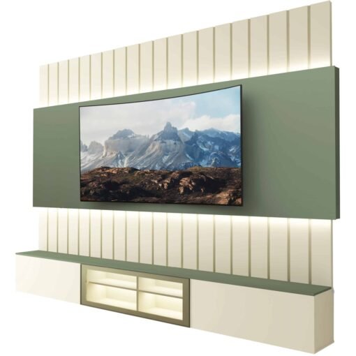 Home Suspenso até 85″ Soberano Reflecta 230 Off White/Verde Floresta – GELIUS - Imagem 4