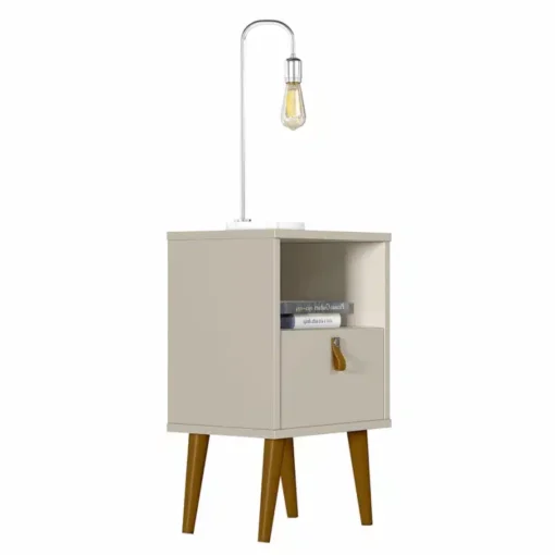 Mesa de Cabeceira Búzios Off White – LINEA BRASIL - Imagem 5