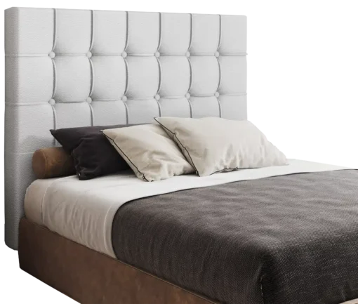 Cabeceira Queen Paris Corino Branco - Imagem 2