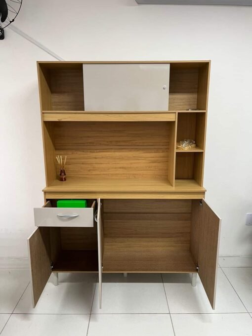 Kit Cozinha Duda 1,20 Damasco/Off White – POQUEMA - Imagem 3