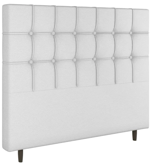 Cabeceira Queen Paris Corino Branco - Imagem 3