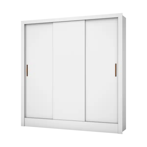 Guarda-Roupa 3 Portas Dubai (Sem espelho) 1,79m Branco - Image 2