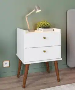 Mesa de Cabeceira Aroma Branco – FIORELLO