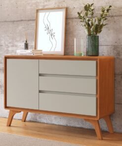 Buffet Sinus 1,20 m Naturale/Off White