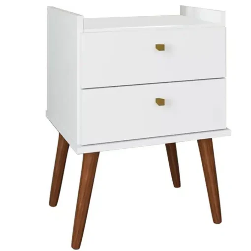 Mesa de Cabeceira Aroma Branco – FIORELLO - Imagem 2