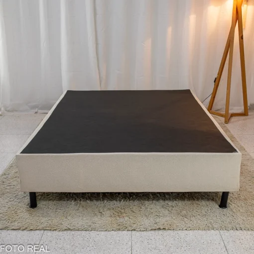 Box Casal Sued Bege 138x188x37 – Nosso Sonho - Imagem 2