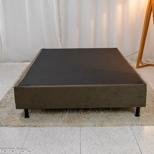 Box Casal Sued Marrom 138x188x37 – Nosso Sonho - Imagem 2