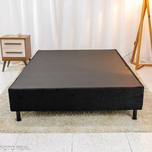 Box Casal Sued Preto 138x188x37 – Nosso Sonho - Imagem 2