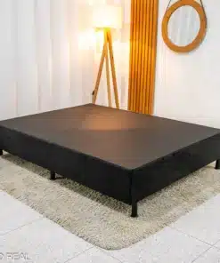 Box Casal Sued Preto 138x188x37 – Nosso Sonho