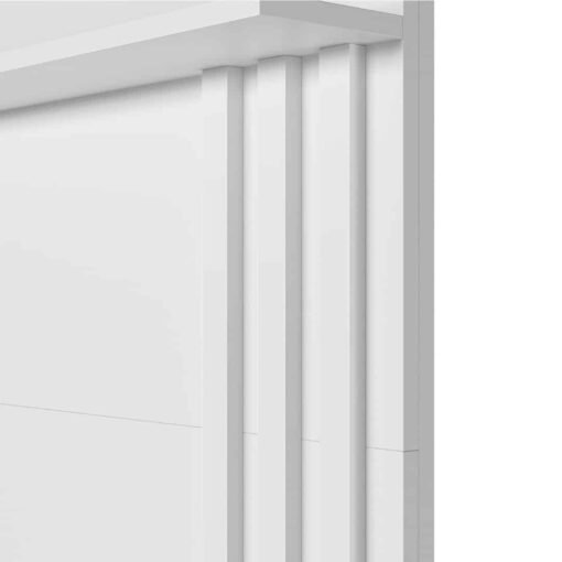 Escrivaninha com Painel Doble Branco Fosco - Imagem 5