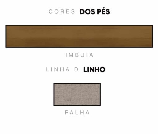 Kit 2 Cadeiras Pérola Imbuia/Linho Bege – DOBUÊ MOVELARIA - Imagem 2
