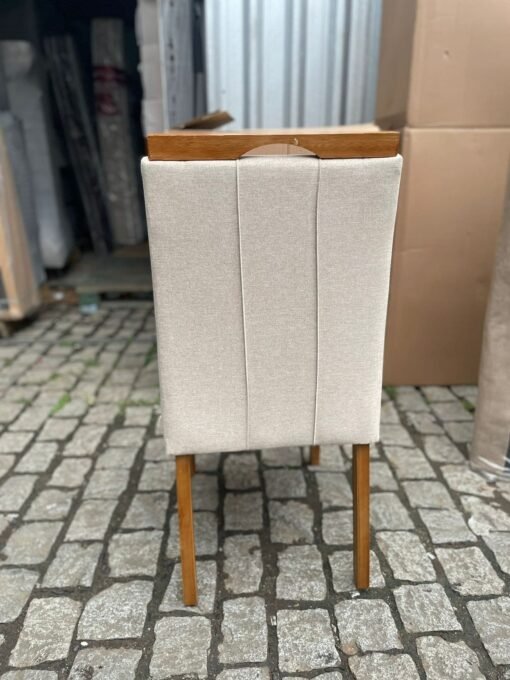 Kit 2 Cadeiras Sophia/Capri Mel/Linho Bege 200 – WM DECOR - Imagem 3