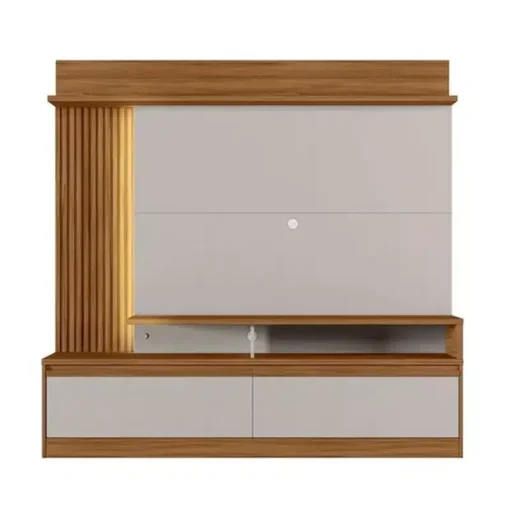 Home NT 1295 com Detalhe Ripado Freijó-Off Larg. 1.83m - Notável - Imagem 6