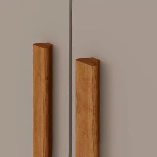 Roupeiro Casal Coliseu Cinamomo/Off 6 Portas 4 Gavetas Larg. 2.20m - Sallêto - Imagem 7