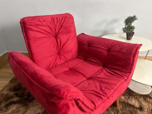 Poltrona Luna Innove - Vermelho Veludão - Imagem 3