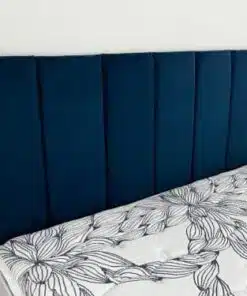 Cabeceira Clean Casal - Azul Veludo