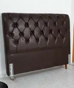 Cabeceira Casal Lavínia Korino Marrom Larg. 1.40m