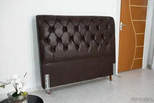 Cabeceira Casal Lavínia Korino Marrom Larg. 1.40m