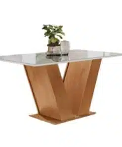 Mesa de Jantar Classic 1.20x0.80 - Cinamomo/Off White